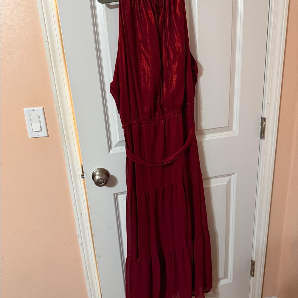 Simply Vera Vera Wang Backless Red Dress